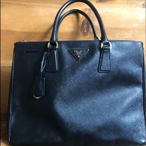 Prada Black Saffiano Tote